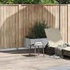 Image de vidaXL - Tuin - salontafel - rechthoekig - 40x40x37 - cm - poly - rattan - grijs