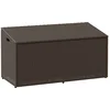 Image de vidaXL - Tuinbox - 110x50x58 - cm - poly - rattan - bruin