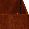 Image de vidaXL - Plantenbak - roestig - 200x40x40 - cm - weervast - staal