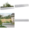 Image de vidaXL - Plantenbak - 280x40x40 - cm - gegalvaniseerd - staal