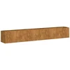 Image de vidaXL - Plantenbak - roestig - 280x40x40 - cm - weervast - staal