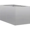 Image de vidaXL - Plantenbak - 40x80x40 - cm - gegalvaniseerd - staal