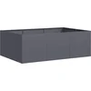 Image de vidaXL - Plantenbak - 120x80x40 - cm - staal - antracietkleurig