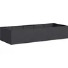 Image de vidaXL - Plantenbak - 200x80x40 - cm - staal - zwart