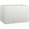 Image de vidaXL - Plantenbak - 120x80x80 - cm - roestvrij - staal