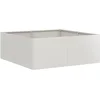 Image de vidaXL - Plantenbak - 80x80x30 - cm - roestvrij - staal