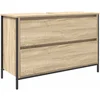 Image de vidaXL - Badkamerkast - met - lades - 90x34,5x60 - cm - Sonoma - eikenkleurig