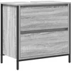 Image de vidaXL - Badkamerkast - met - lades - 60x34,5x60 - cm - grijs - Sonoma