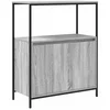 Image de vidaXL - Badkamermeubel - met - planken - 76,5x35x95 - cm - grijs - Sonoma