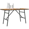 Image de vidaXL - Eettafel - Bruin - 110 - x - 55 - x - 61,5 - cm - Massief - Acacia - Hout