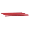 Image de vidaXL - Vervangingsdoek - voor - zonnescherm - Rood - 6 - x - 3 - m - Polyester