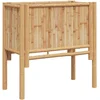 Image de vidaXL - Verhoogd - bed - Bruin - 70 - x - 35 - x - 70 - cm - Bamboe