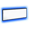 Image de vidaXL - LED - Badkamerspiegel - Zwart - Eiken - 100 - x - 8,5 - x - 37 - cm - Glas