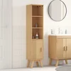 Image de vidaXL - Badkamerkast - Olden - Bruin - 35 - x - 30 - x - 159 - cm - Massief - grenenhout