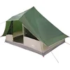 Image de vidaXL - Tipi - Tent - met - dak - met - opslag - Groen - 364 - x - 281 - x - 257 - cm - taft