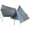 Image de vidaXL - Familietent - Tipi - Tipi - met - dak - Blauw - en - Grijs - 510 - x - 690 - x - 330 - cm