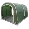 Image de vidaXL - Tent - met - dak - met - opslag - Groen - Polyester