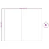 Image de vidaXL - Waterdichte - Tarp - -persoons - 240 - x - 350 - cm - Waterdicht - Blauw