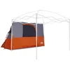 Image de vidaXL - Binnentent - met - dak - Grijs - en - Oranje - 280 - x - 220 - x - 176 - cm - taft