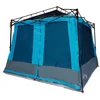 Image de vidaXL - Binnentent - met - dak - met - opslag - Blauw - 291 - x - 291 - x - 240 - cm - taft