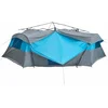 Image de vidaXL - Binnentent - met - dak - met - opslag - Blauw - 520 - x - 520 - x - 190 - cm - taft