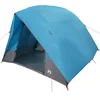 Image de vidaXL - Camping - Tent - met - dak - met - opslag - Blauw - 275 - x - 230 - x - 140 - cm - taft