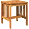 Image de vidaXL - Tuinbank - Set - 3 - pcs - Olie - Natuurlijk - Massief - Acacia - Hout