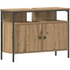 Image de vidaXL - Wastafel - kabinet - voor - de - badkamer - artisanaal - eikenkleurig