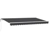 Image de vidaXL - Inklapbare - Luifel - Antraciet - 350 - x - 200 - cm - Stof