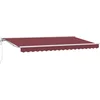 Image de vidaXL - Zonnescherm - Frame - Bordeauxrood - 350 - x - 200 - cm