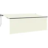 Image de vidaXL - Inklapbare - Luifel - Crème - 400 - x - 200 - cm - Polyester - en - Aluminium
