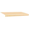 Image de vidaXL - Inklapbare - Luifel - Geel - 400 - x - 200 - cm - Stof