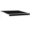 Image de vidaXL - Zonnescherm - Zwart - 300 - x - 250 - x - 165 - cm - Polyester