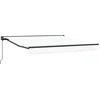 Image de vidaXL - Zonnescherm - Frame - Wit - 300 - x - 250 - cm - Polyester - met - PU-coating