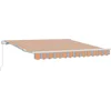 Image de vidaXL - Uitschuifbare - luifel - Meerkleurig - 350 - x - 250 - cm