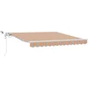 Image de vidaXL - Uitschuifbare - luifel - Meerkleurig - 350 - x - 250 - cm - Polyester