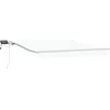 Image de vidaXL - Inklapbare - Luifel - Wit - 350 - x - 250 - cm - Stof - en - Staal