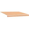 Image de vidaXL - Uitschuifbare - luifel - Geel - en - Oranje - 400 - × - 300 - cm