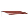 Image de vidaXL - Inklapbare - Luifel - Oranje - en - Bruin - 400 - × - 350 - cm