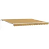 Image de vidaXL - Uitschuifbare - luifel - Meerkleurig - 400 - × - 350 - cm