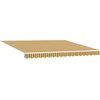 Image de vidaXL - Uitschuifbare - luifel - Meerkleurig - 400 - × - 350 - cm