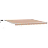 Image de vidaXL - Inklapbare - Luifel - Multikleur - 450 - × - 300 - cm - Stof - en - Staal