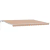Image de vidaXL - Elektrisch - Uitschuifbare - Zonneluifel - Multikleur - 450 - × - 300 - cm