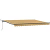 Image de vidaXL - Uitschuifbare - luifel - Meerkleurig - 450 - × - 300 - cm - Polyester
