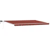 Image de vidaXL - Uitschuifbare - luifel - Oranje - en - bruin - 500 - × - 300 - cm