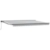 Image de vidaXL - Zonnescherm - Frame - Antraciet - en - Wit - 500 - × - 300 - cm