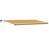 Image de vidaXL - Uitschuifbare - luifel - Meerkleurig - 500 - × - 300 - cm - Stof - en - Aluminium