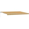 Image de vidaXL - Uitschuifbare - luifel - Meerkleurig - 500 - × - 300 - cm - Stof - en - Aluminium