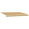 Image de vidaXL - Uitschuifbare - luifel - Meerkleurig - 500 - × - 300 - cm - Stof - en - Aluminium