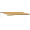 Image de vidaXL - Uitschuifbare - luifel - Meerkleurig - 500 - × - 350 - cm - Stof - en - Aluminium